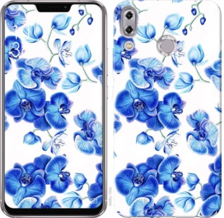 

Чехол Голубые орхидеи для Asus Zenfone 5 ZE620KL 725352