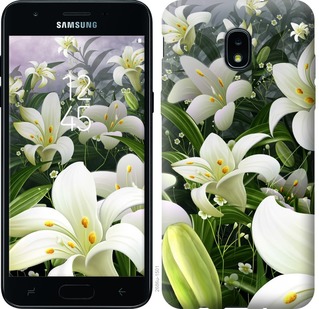 

Чехол Белые лилии для Samsung Galaxy J3 2018 667710