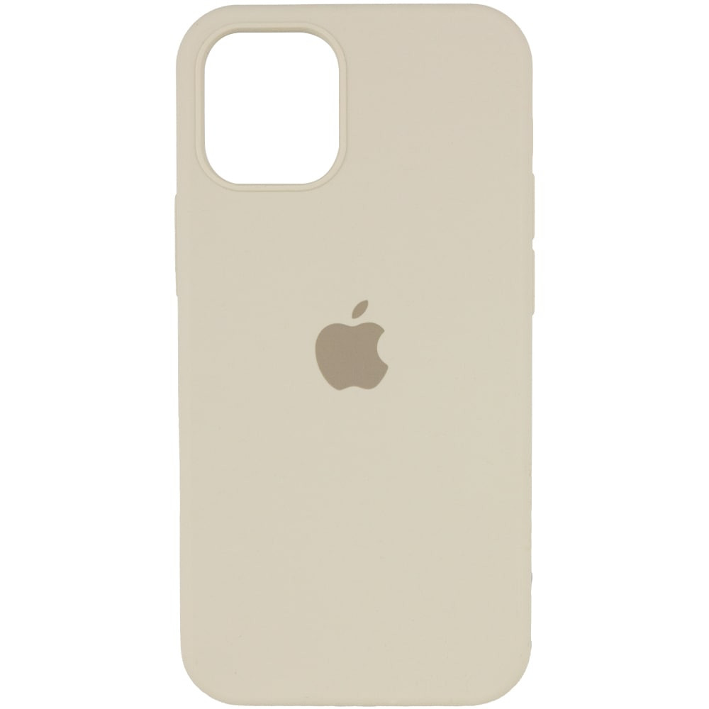 Чохол Silicone Case Full Protective (AA) на Apple iPhone 14 Pro (6.1") (Бежевий / Antigue White)