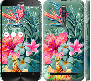 

Чехол Тропические цветы v1 для Asus Zenfone 2 ZE551ML 845333