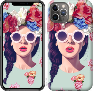 

Чохол Дівчина з квітами на iPhone 11 Pro 778716