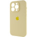 Фото Чехол Silicone Case Full Camera Protective (AA) для Apple iPhone 14 Pro Max (6.7") (Желтый / Mellow Yellow) в магазине vchehle.ua