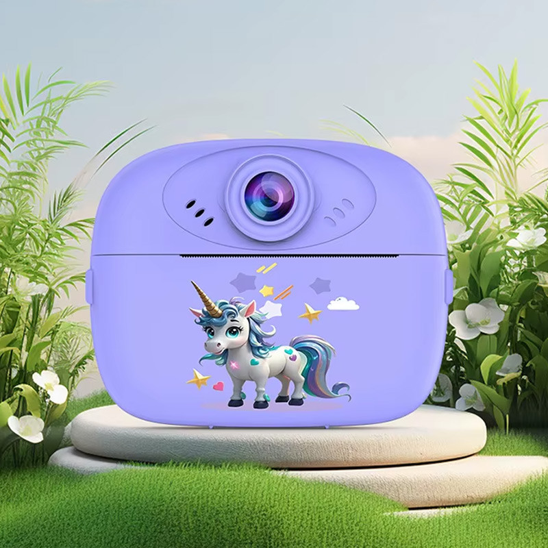 Замовити Дитяча фотокамера моментального друку Animals (Purple) на vchehle.ua