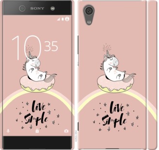 

Чехол Единорожка в пончике для Sony Xperia XA1 719378