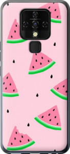 Чехол Розовый арбуз для Tecno Camon 16 SE CE7j