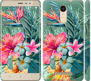 

Чехол Тропические цветы v1 для Xiaomi Redmi Note 3 845138