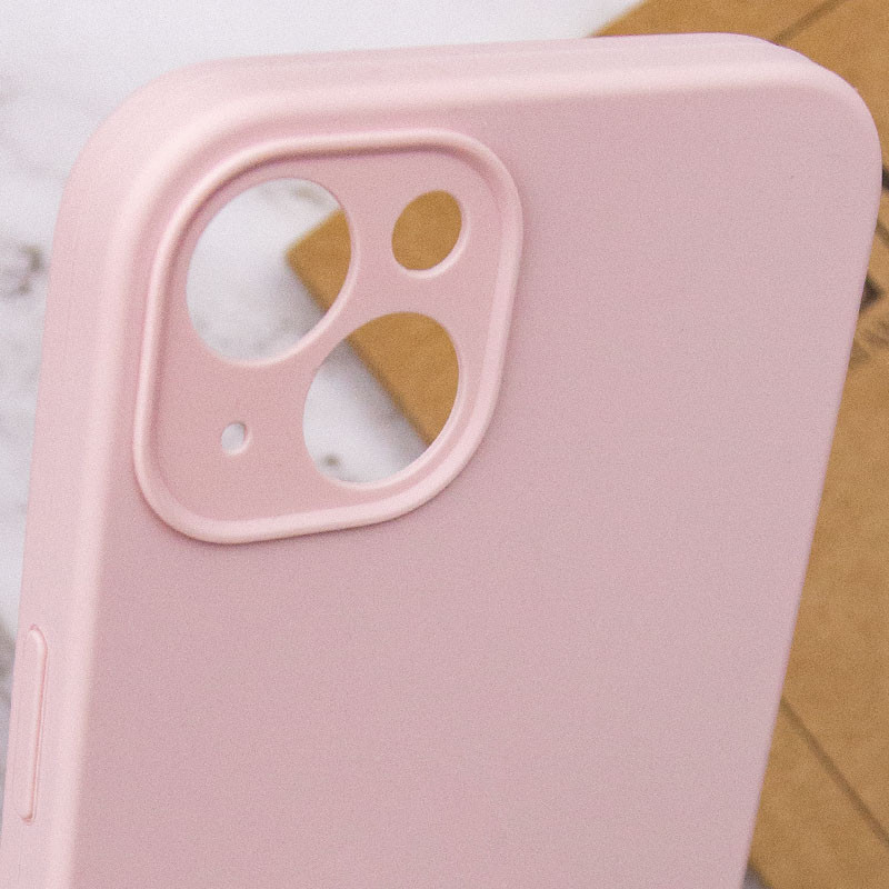 Замовити Чохол Silicone Case Full Camera Protective (AA) NO LOGO на Apple iPhone 15 (6.1") (Рожевий / Chalk Pink) на vchehle.ua