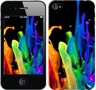 

Чехол брызги краски для iPhone 4 381149