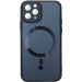 Чохол TPU+Glass Sapphire Midnight with Magnetic Safe на Apple iPhone 12 Pro Max (6.7") (Чорний / Black)