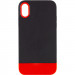 Чохол TPU+PC Bichromatic на Apple iPhone X / XS (5.8") (Black / Red)