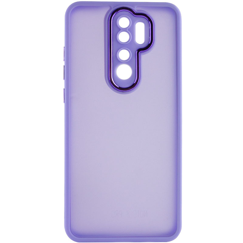 Фото TPU+PC чехол Accent для Xiaomi Redmi Note 8 Pro (White / Purple) на vchehle.ua