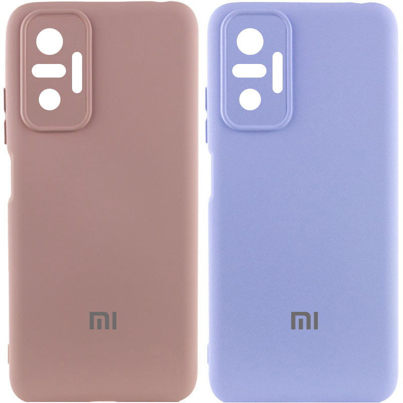 Чохол Silicone Cover Lakshmi Full Camera (AAA) with Logo на Xiaomi Redmi Note 10 Pro / 10 Pro Max