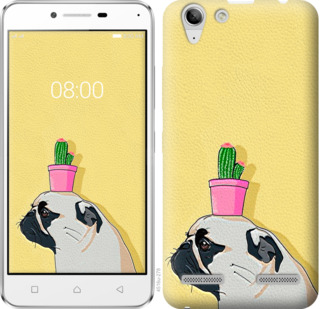 

Чохол Мопс з кактусом на Lenovo K5 Plus 795534