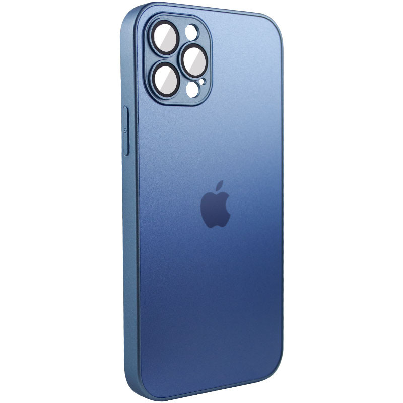 Фото Чохол TPU+Glass Sapphire matte case на Apple iPhone 12 Pro (6.1") (Sierra Blue) на vchehle.ua