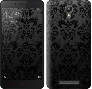 

Чехол узор черный для Xiaomi Redmi Note 2 648057