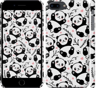 Чохол Панди на iPhone 8 Plus
