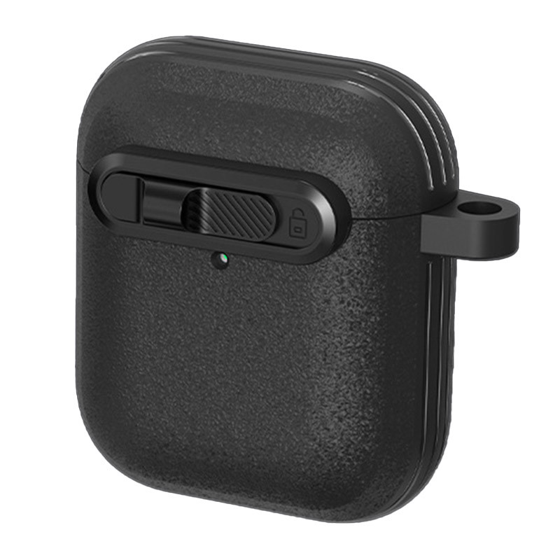 Фото Футляр Frosted для наушников Airpods 1/2 (Black) в магазине vchehle.ua