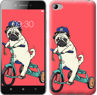 

Чохол Мопс на велосипеді на Lenovo ZUK Z2 87671