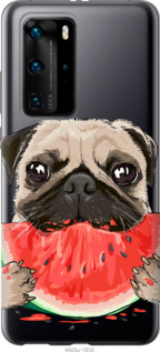 

Чохол Мопс і кавун на Huawei P40 Pro Plus 1083499