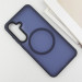 Фото TPU+PC чехол Metal Buttons with Magnetic Safe Colorful для Samsung Galaxy S25 (Синий / Navy Blue) в магазине vchehle.ua