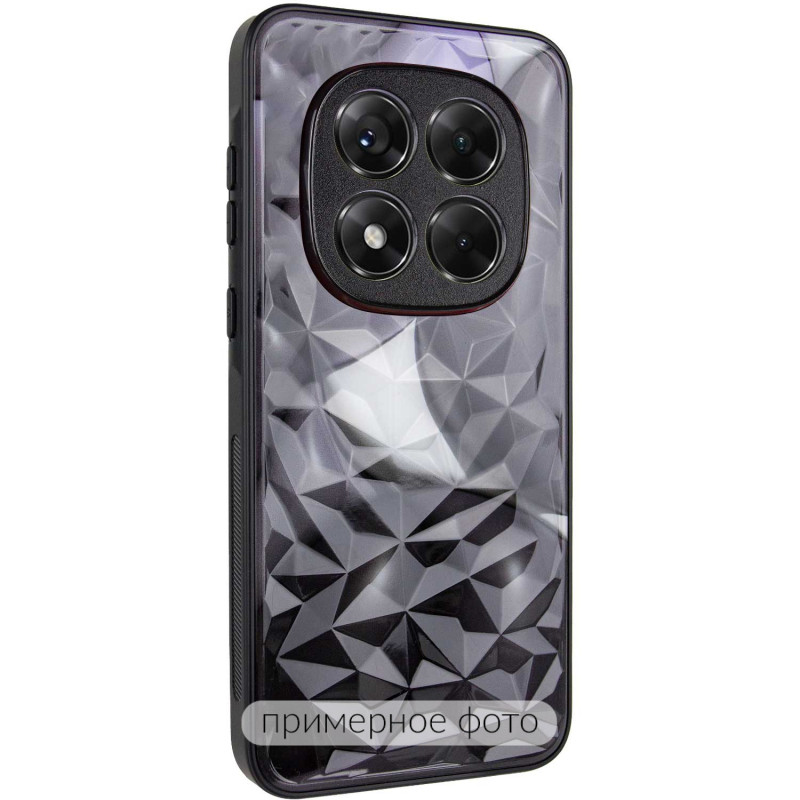 TPU+PC чохол Prisma BubbleGum на Xiaomi Redmi Note 14 4G (Int. version) (3D Grey)