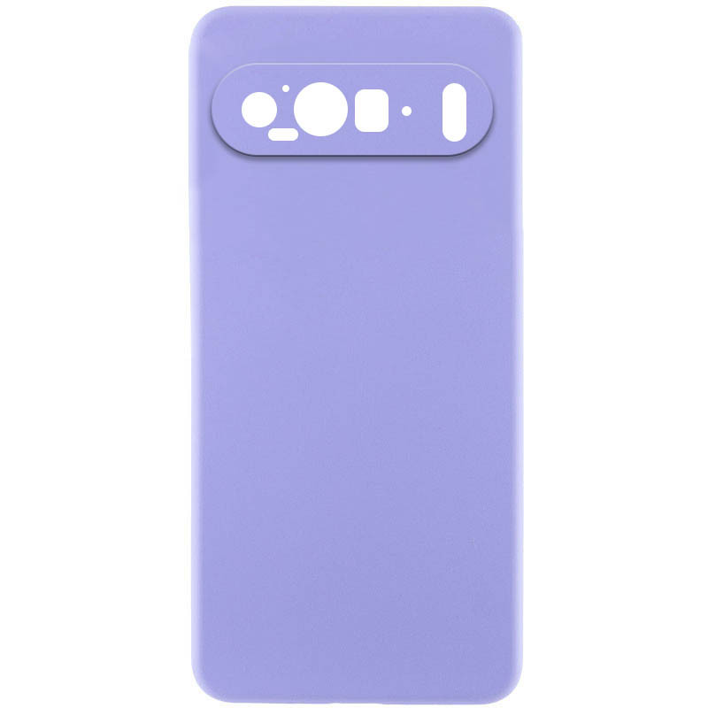 Чехол Silicone Cover Lakshmi Full Camera (AA) для Google Pixel 9 / 9 Pro (Сиреневый / Dasheen)