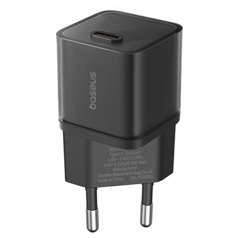 СЗУ Baseus GaN5S OS 20W (1USB-C) (P10162503) (Cluster Black)