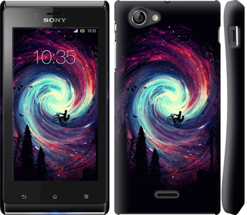 

Чехол Навстречу приключениям для Sony Xperia J ST26i 649010