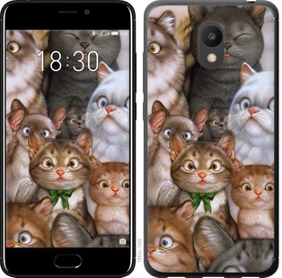 

Чехол коты для Meizu M6 757690