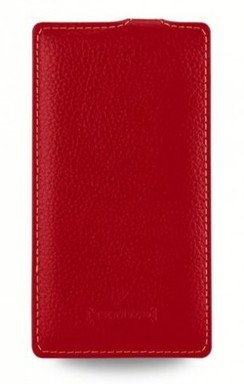 #Кожаный чехол (флип) TETDED для Nokia Lumia 520/525 (Красный / Red)
