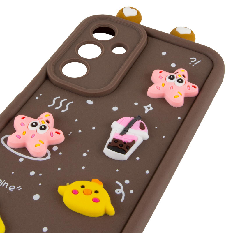 Чохол TPU Toys Case with Ears на Samsung Galaxy A26 5G (Brown) в магазині vchehle.ua