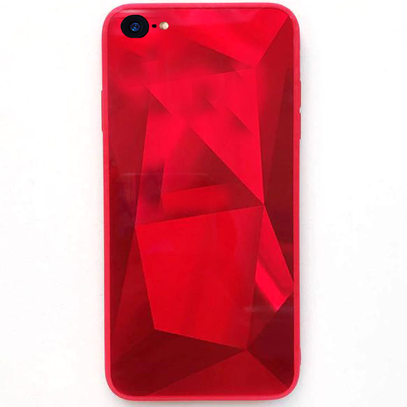 

TPU+Glass чехол Diamond series для iPhone 7 (4.7'') (Красный) 685955