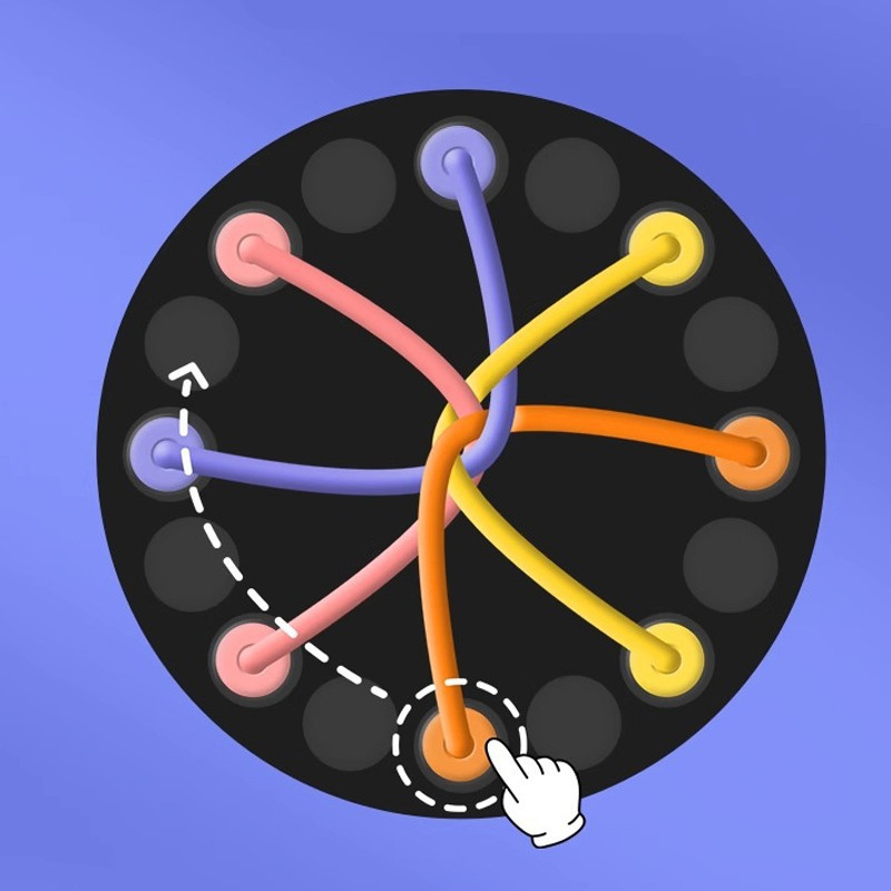 Настільна інтерактивна гра Ummi M8J Rope Untangling Game (Black) в магазині vchehle.ua