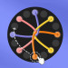 Настільна інтерактивна гра Ummi M8J Rope Untangling Game (Black) в магазині vchehle.ua