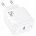 Фото СЗУ Hoco CS53A Surplus PD25W (1USB-C) (White) в магазине vchehle.ua