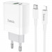 МЗП HOCO C80A Rapido PD20W+QC3.0 Type-C + USB + Type-C to Lightning cable (Білий)