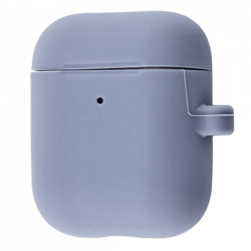 Silicone Case Slim with Carbine for AirPods 2 (lavender_gray)