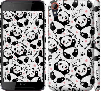 Чехол Панды для HTC Desire 830