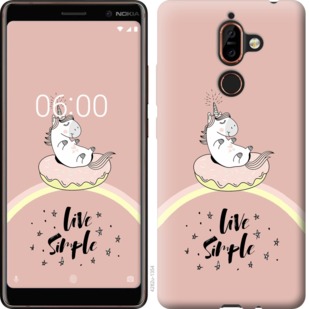 

Чохол Єдинорожки в пончике на Nokia 7 Plus 719642