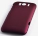 #Пластиковая накладка ROCK NakedShell series для HTC Sensation XL (+ пленка) (Бордовый / Wine red)