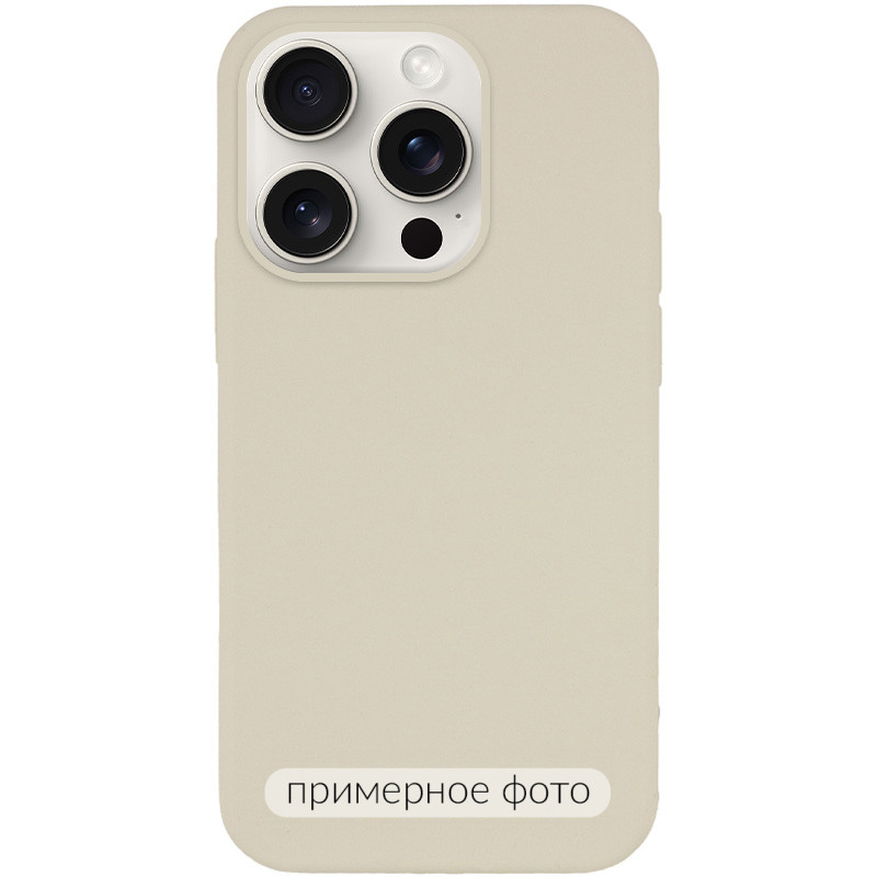 Чехол Silicone Case Full Protective (AA) NO LOGO для Apple iPhone 17 (6.3") (Бежевый / Antique White)