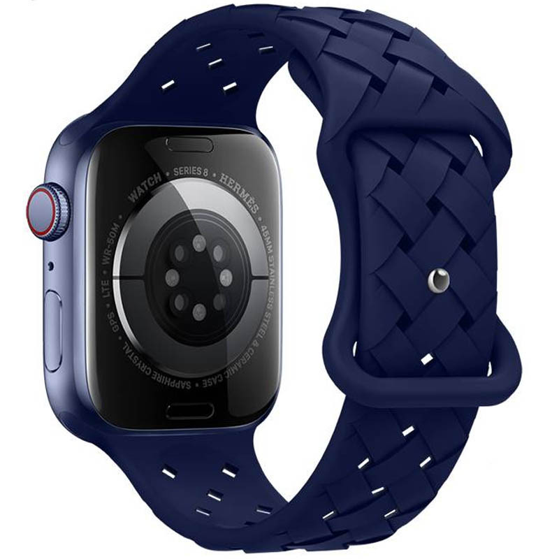 Фото Ремешок Hoco WA16 Flexible series Apple watch (38/40/41mm) (Navy Blue) на vchehle.ua