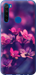 

Чехол Пурпурные цветы для Xiaomi Redmi Note 8T 875038