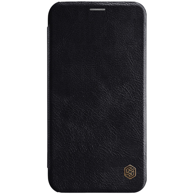 

Кожаный чехол (книжка) Nillkin Qin Series для Apple iPhone XS Max (6.5") (Черный) 661596