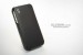 Кожаный чехол SGP illuzion (чёрный) для Apple iPhone 4/4S