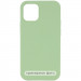 Чехол Silicone Case Full Protective (AA) NO LOGO для Apple iPhone 16 (6.1") (Мятный / Mint)