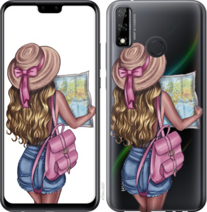

Чохол Дівчина з картою на Huawei Y8s 936266
