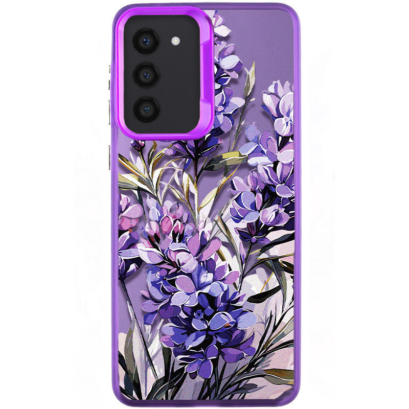 TPU+PC чехол TakiTaki Magic glow для Samsung Galaxy S23+ (Lavender / Purple)