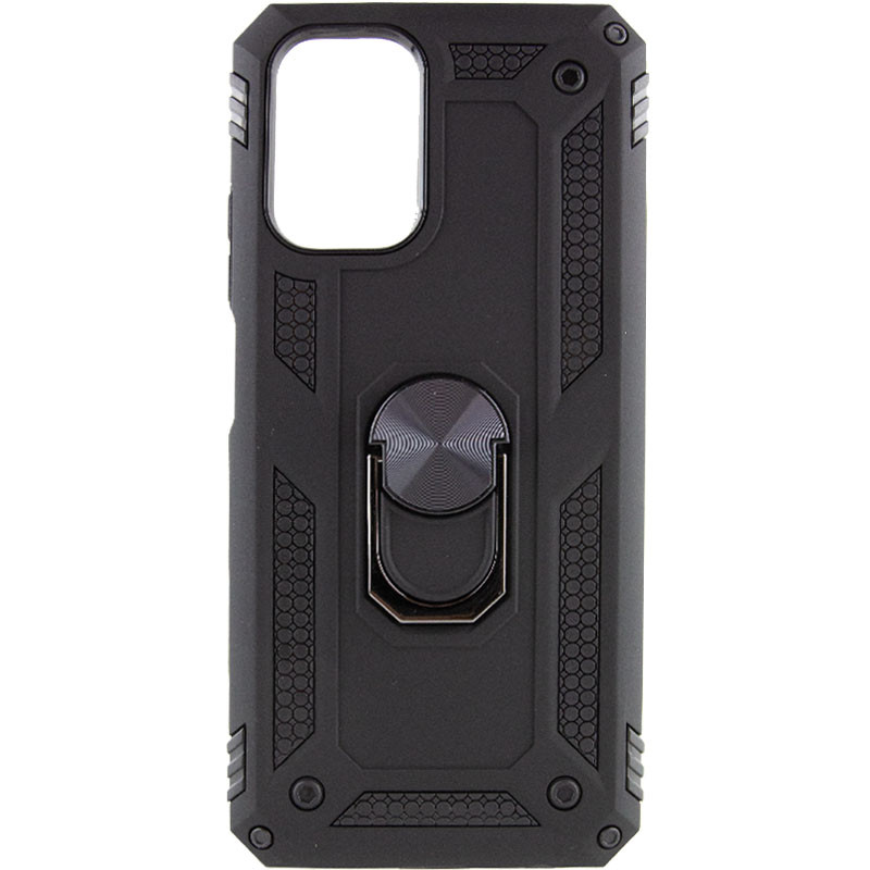 Ударостійкий чохол Serge Ring for Magnet на Xiaomi Redmi Note 11 Pro 4G/5G / 11E Pro / 12 Pro 4G (Чорний)