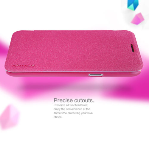 Фото Кожаный чехол (книжка) Nillkin Sparkle Series для Samsung J200H Galaxy J2 Duos на vchehle.ua